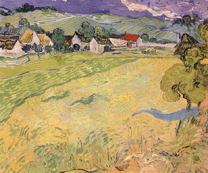 Vincent Van Gogh Les Vessenots in Auvers Sweden oil painting art
